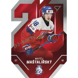 2025 Sportzoo Hokejové ČESKO #TE-17 Matěj Maštalířský Team 20
