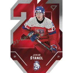 2025 Sportzoo Hokejové ČESKO #TE-23 Jakub Štancl Team 20