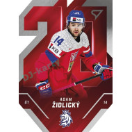 2025 Sportzoo Hokejové ČESKO #TE-24 Adam Židlický Team 20