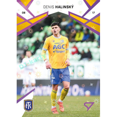 2024/25 Sportzoo Chance Liga 2. série #271 Denis Halinský Cosmic Pink