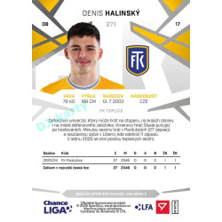 2024/25 Sportzoo Chance Liga 2. série #271 Denis Halinský