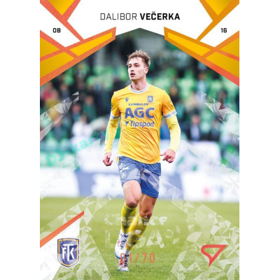 2024/25 Sportzoo Chance Liga 2. série #275 Dalibor Večerka Copper Diamond xx/70