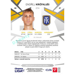 2024/25 Sportzoo Chance Liga 2. série #274 Ondřej Kričfaluši