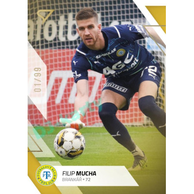 2022/23 Sportzoo Fortuna Liga 2. série #362 Filip Mucha Gold xx/99