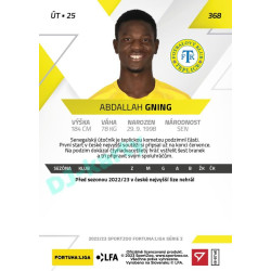 2022/23 Sportzoo Fortuna Liga 2. série #368 Abdallah Gning