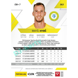 2022/23 Sportzoo Fortuna Liga 2. série #363 Matěj Hybš