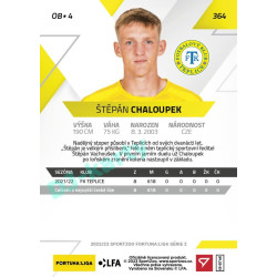 2022/23 Sportzoo Fortuna Liga 2. série #364 Štěpán Chaloupek