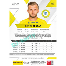 2022/23 Sportzoo Fortuna Liga 1. série #184 Daniel Trubač