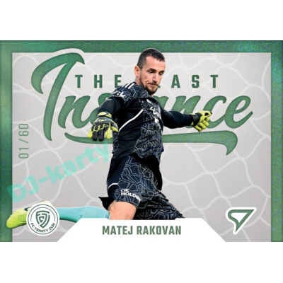 2022/23 Sportzoo Fortuna Liga 2. série #LI-20 Matej Rakovan The Last Instance Limited xx/60