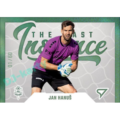 2022/23 Sportzoo Fortuna Liga 2. série #LI-21 Jan Hanuš The Last Instance Limited xx/60