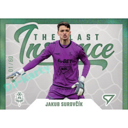 2022/23 Sportzoo Fortuna Liga 2. série #LI-22 Jakub Surovčík The Last Instance Limited xx/60
