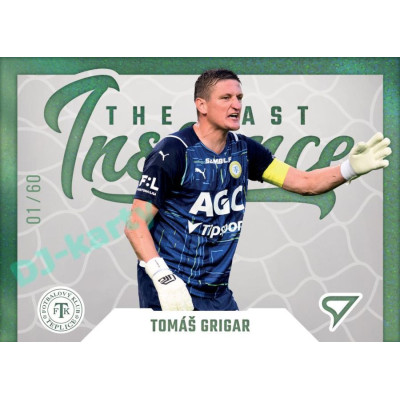 2022/23 Sportzoo Fortuna Liga 2. série #LI-25 Tomáš Grigar The Last Instance Limited xx/60