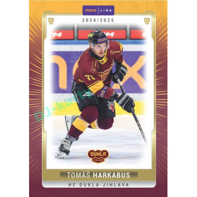 2024/25 Goal Cards Maxa liga 1. série #JIH-18 Tomáš Harkabus Parallel 1of40