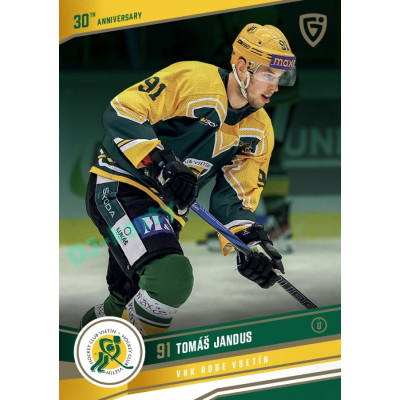 2024/25 Goal Cards Maxa liga 1. série #VSE30-21 Tomáš Jandus 30 let od finále Parallel 1of15