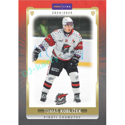 2024/25 Goal Cards Maxa liga 1. série #CHOM-20 Tomáš Koblížek Parallel 1of15