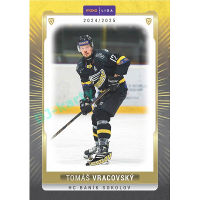 2024/25 Goal Cards Maxa liga 1. série #SOK-19 Tomáš Vracovský Parallel 1of15