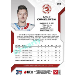 2022/23 Sportzoo ELH 1. série #013 Aron Chmielewski