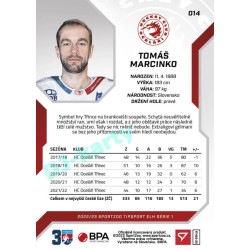 2022/23 Sportzoo ELH 1. série #014 Tomáš Marcinko