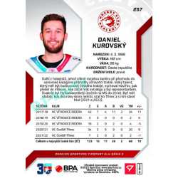 2022/23 Sportzoo ELH 2. série #257 Daniel Kurovský