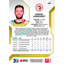 2022/23 Sportzoo ELH 2. série #257 Daniel Kurovský Gold xx/19