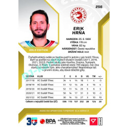 2022/23 Sportzoo ELH 2. série #256 Erik Hrňa Gold xx/19