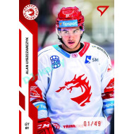 2022/23 Sportzoo ELH 2. série #258 Alan Lysczarczyk Red xx/49