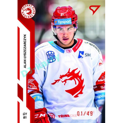 2022/23 Sportzoo ELH 2. série #258 Alan Lysczarczyk Red xx/49
