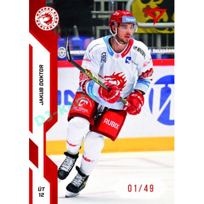 2022/23 Sportzoo ELH 2. série #255 Jakub Doktor Red xx/49