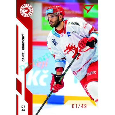 2022/23 Sportzoo ELH 2. série #257 Daniel Kurovský Red xx/49