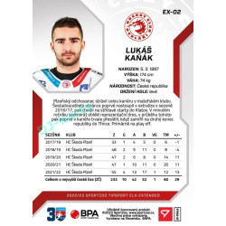 2022/23 Sportzoo ELH Extended #EX-02 Lukáš Kaňák