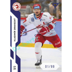 2022/23 Sportzoo ELH 1. série #010 Vladimír Dravecký Blue xx/99