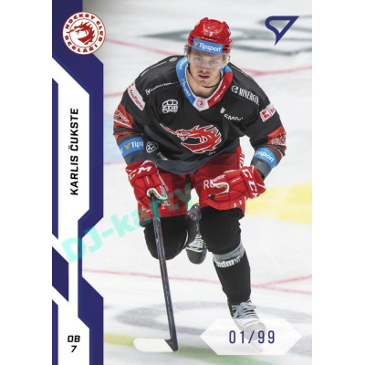 2022/23 Sportzoo ELH 1. série #004 Karlis Čukste Blue xx/99
