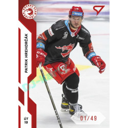 2022/23 Sportzoo ELH 1. série #011 Patrik Hrehorčák Red xx/49