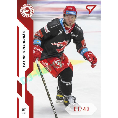 2022/23 Sportzoo ELH 1. série #011 Patrik Hrehorčák Red xx/49