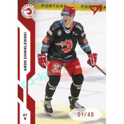2022/23 Sportzoo ELH 1. série #013 Aron Chmielewski Red xx/49