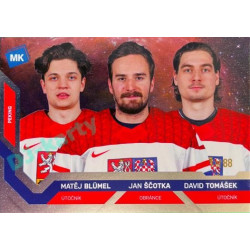 2021/22 MK reprezentace #100 M. Blümel / J. Ščotka / D. Tomášek ZOH Universe level 1 1of88