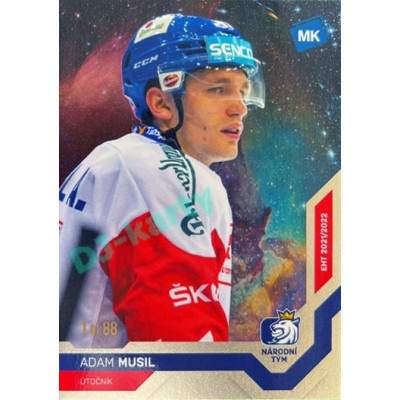 2021/22 MK reprezentace #017 Adam Musil EHT Universe level 1 1of88