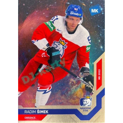2021/22 MK reprezentace #045 Radim Šimek MS Universe level 1 1of88
