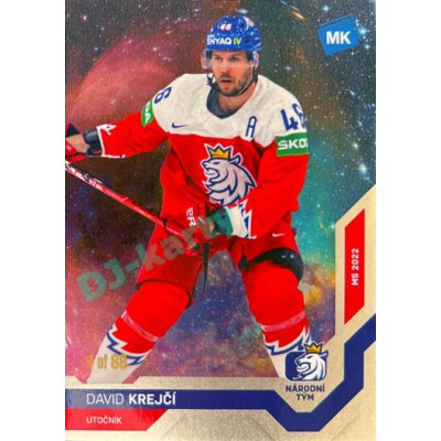 2021/22 MK reprezentace #051 David Krejčí MS Universe level 1 1of88