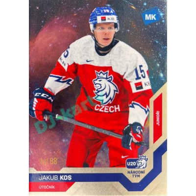 2021/22 MK reprezentace #065 Jakub Kos U20 Universe level 1 1of88