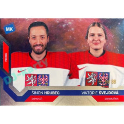 2021/22 MK reprezentace #077 Š. Hrubec / V. Švejdová ZOH Universe level 1 1of88
