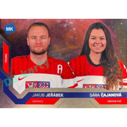 2021/22 MK reprezentace #079 J. Jeřábek / S. Čajanová ZOH Universe level 1 1of88
