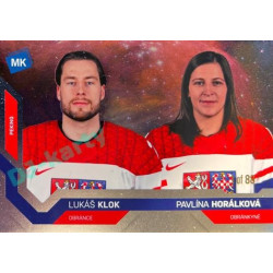 2021/22 MK reprezentace #080 L. Klok / P. Horálková ZOH Universe level 1 1of88