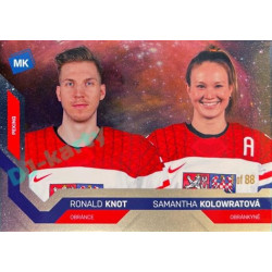 2021/22 MK reprezentace #081 R. Knot / S. Kolowratová ZOH Universe level 1 1of88