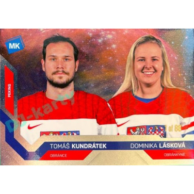 2021/22 MK reprezentace #082 T. Kundrátek / D. Lásková ZOH Universe level 1 1of88