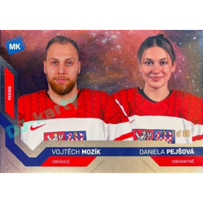2021/22 MK reprezentace #083 V. Mozík / D. Pejšová ZOH Universe level 1 1of88