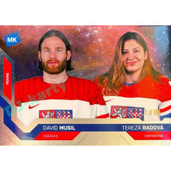 2021/22 MK reprezentace #084 D. Musil / T. Radová ZOH Universe level 1 1of88