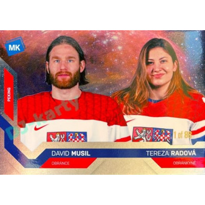 2021/22 MK reprezentace #084 D. Musil / T. Radová ZOH Universe level 1 1of88