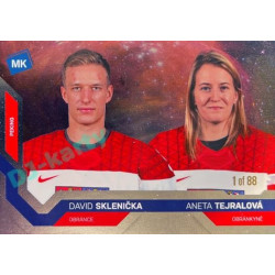 2021/22 MK reprezentace #085 D. Sklenička / A. Tejralová ZOH Universe level 1 1of88
