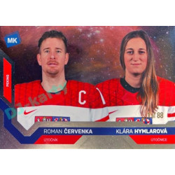 2021/22 MK reprezentace #087 R. Červenka / K. Hymlarová ZOH Universe level 1 1of88